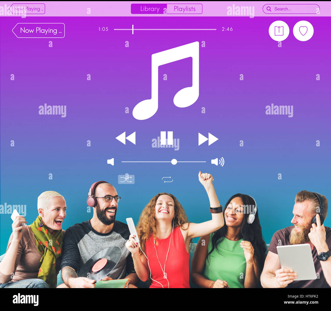 Music Sound Multimedia Player Concept Stock Photo Alamy