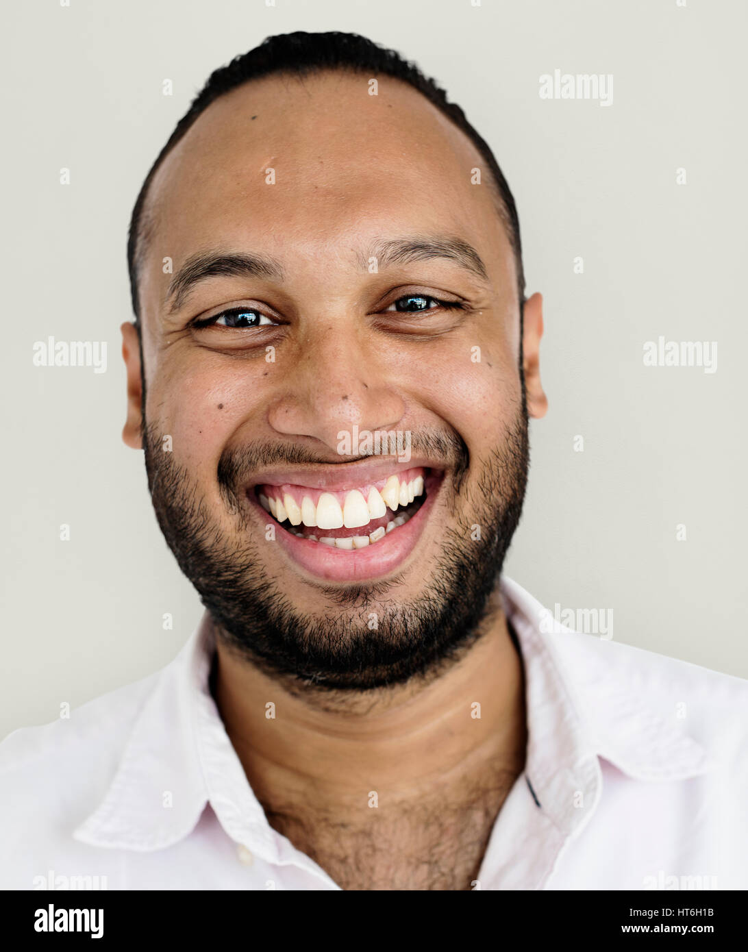 Indian man laughing close up hi-res stock photography and images - Alamy