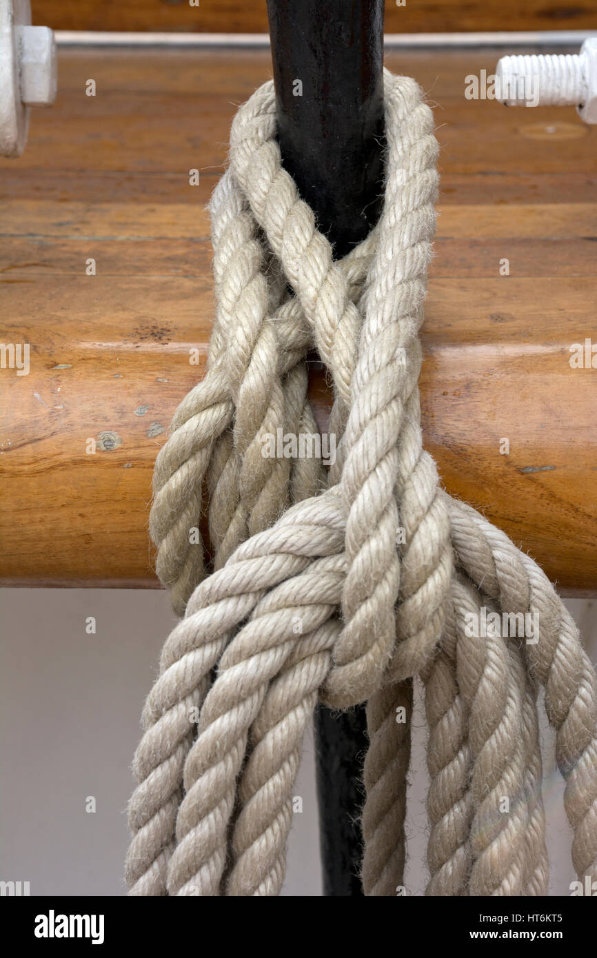 Nautical rope Stock Photo