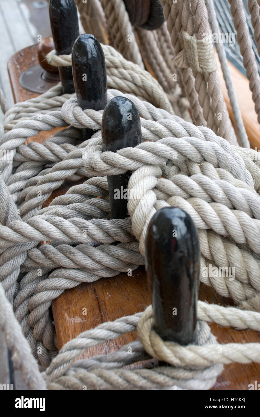 Nautical rope Stock Photo Alamy