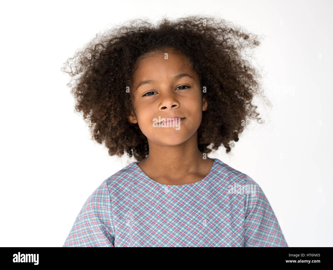 Little Girl Smiling Happiness Studio Portrait Stock Photo - Alamy