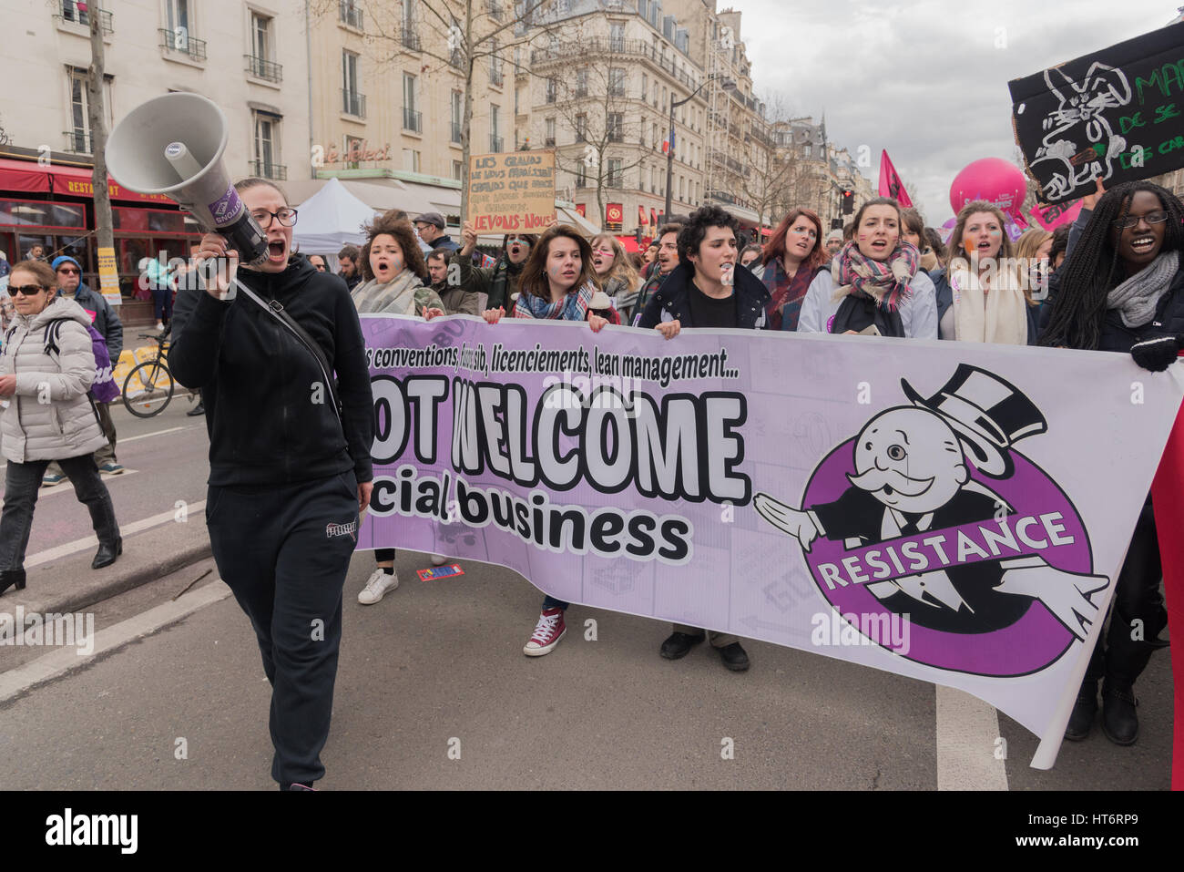 National event in Paris: Health, social and public services Stock Photo