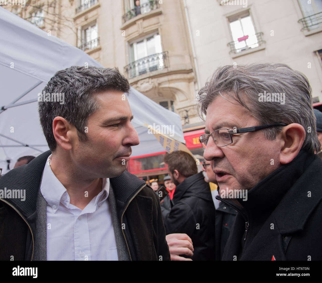 National event in Paris: Health, social and public services Stock Photo