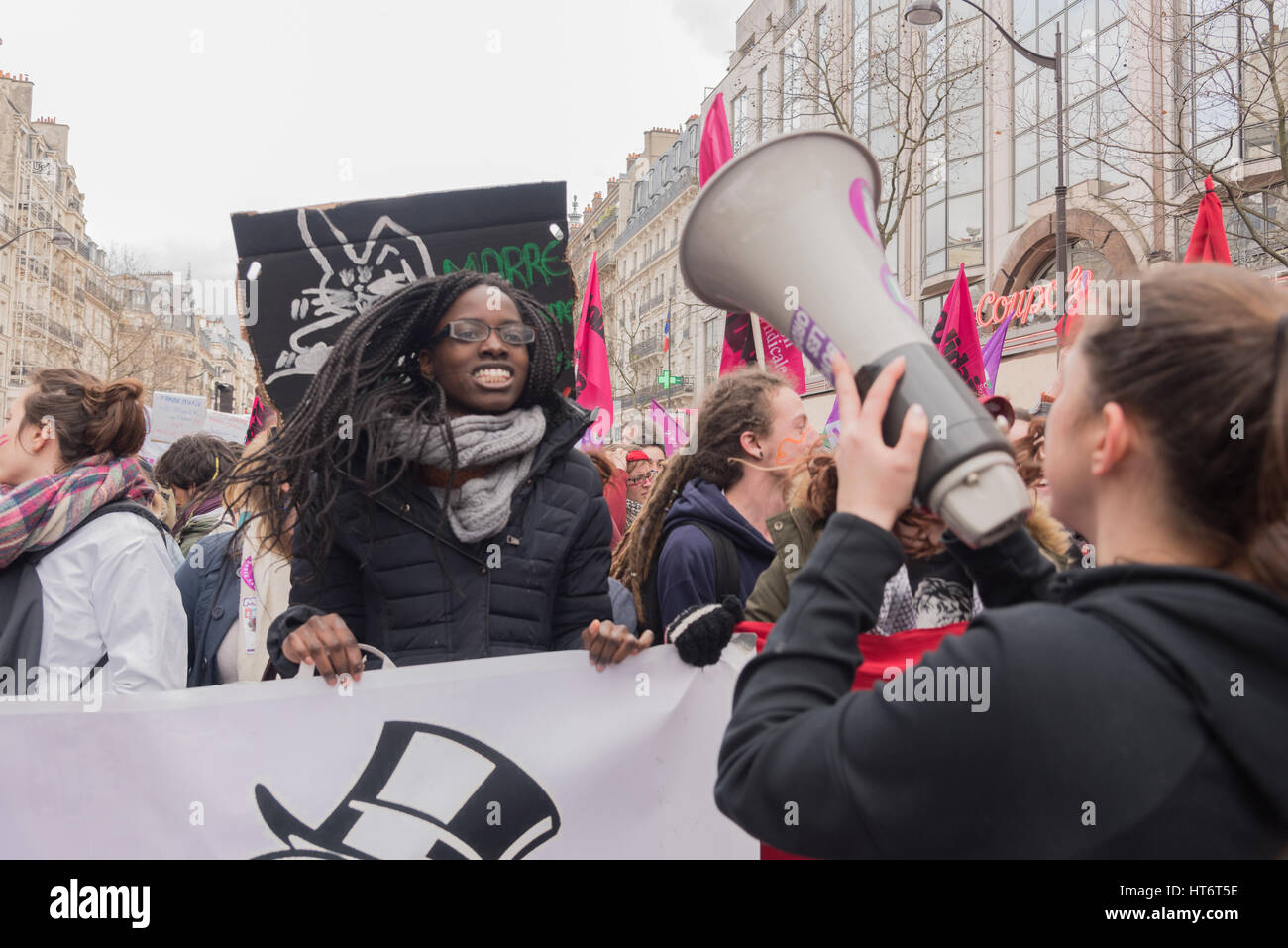 National event in Paris: Health, social and public services Stock Photo
