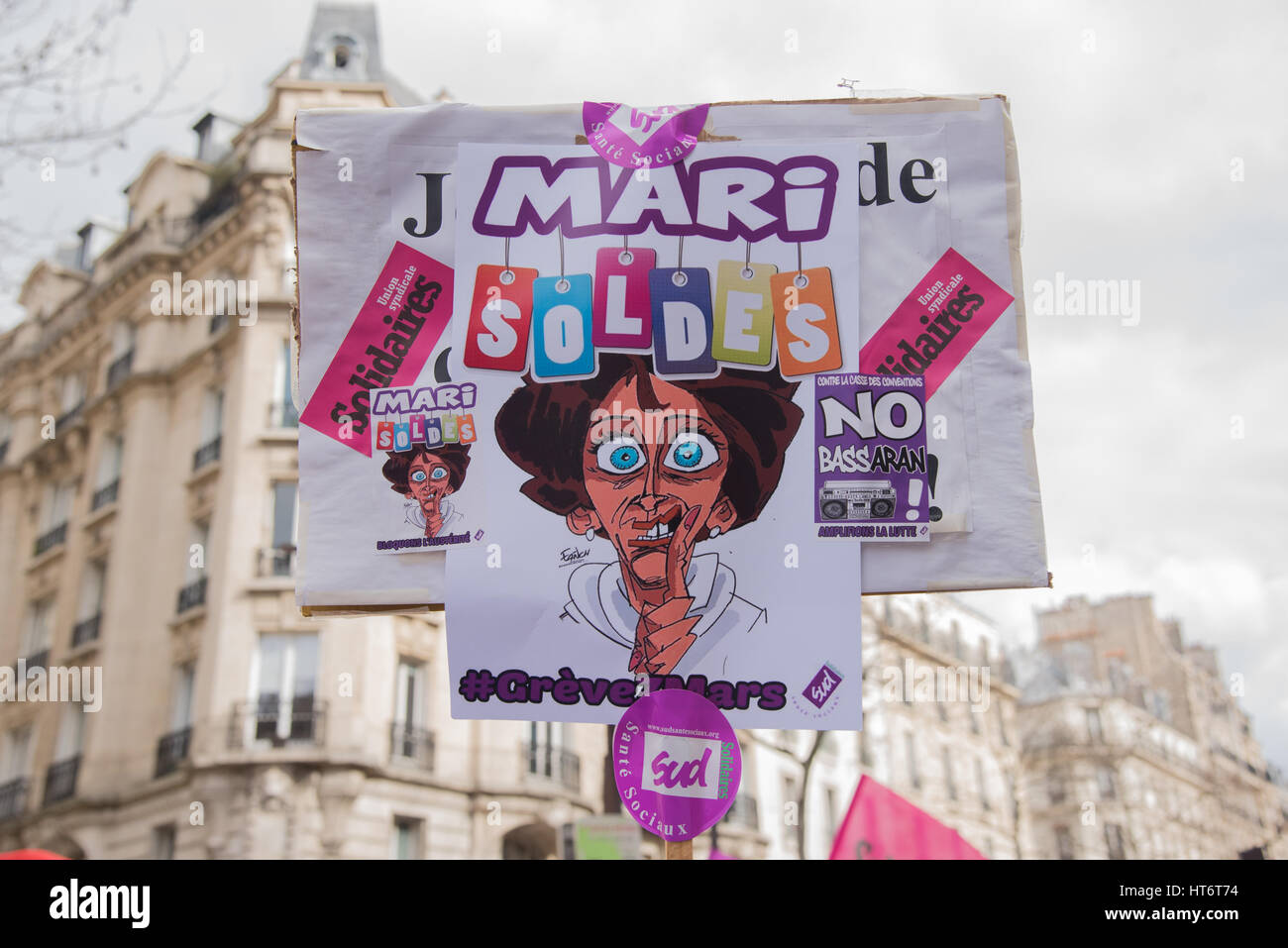National event in Paris: Health, social and public services Stock Photo