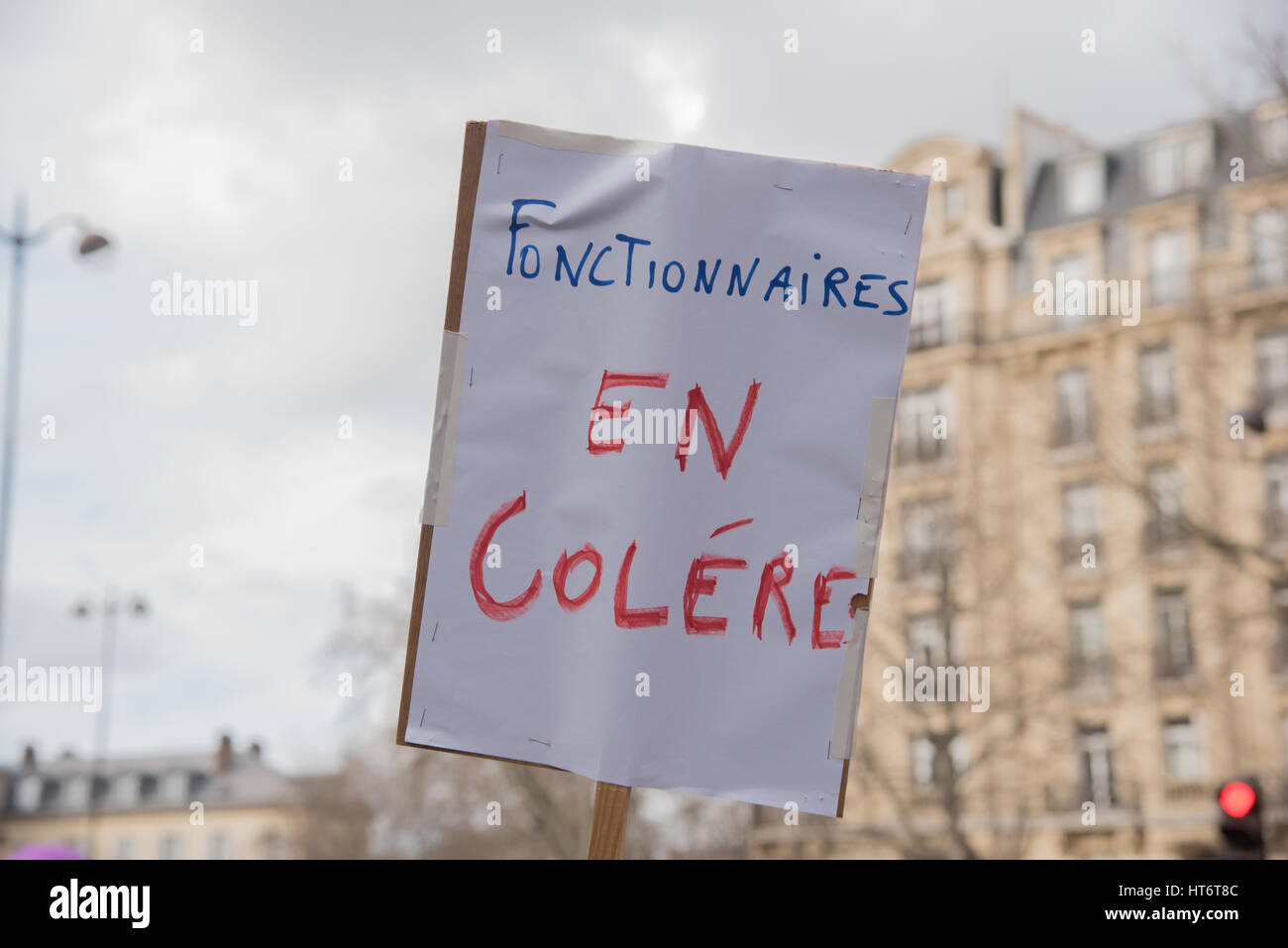 National event in Paris: Health, social and public services Stock Photo