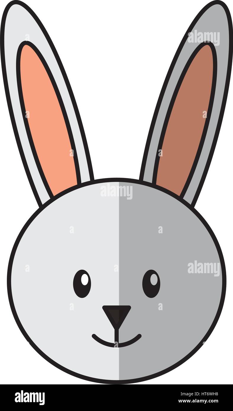 cute rabbit character icon Stock Vector Image & Art - Alamy
