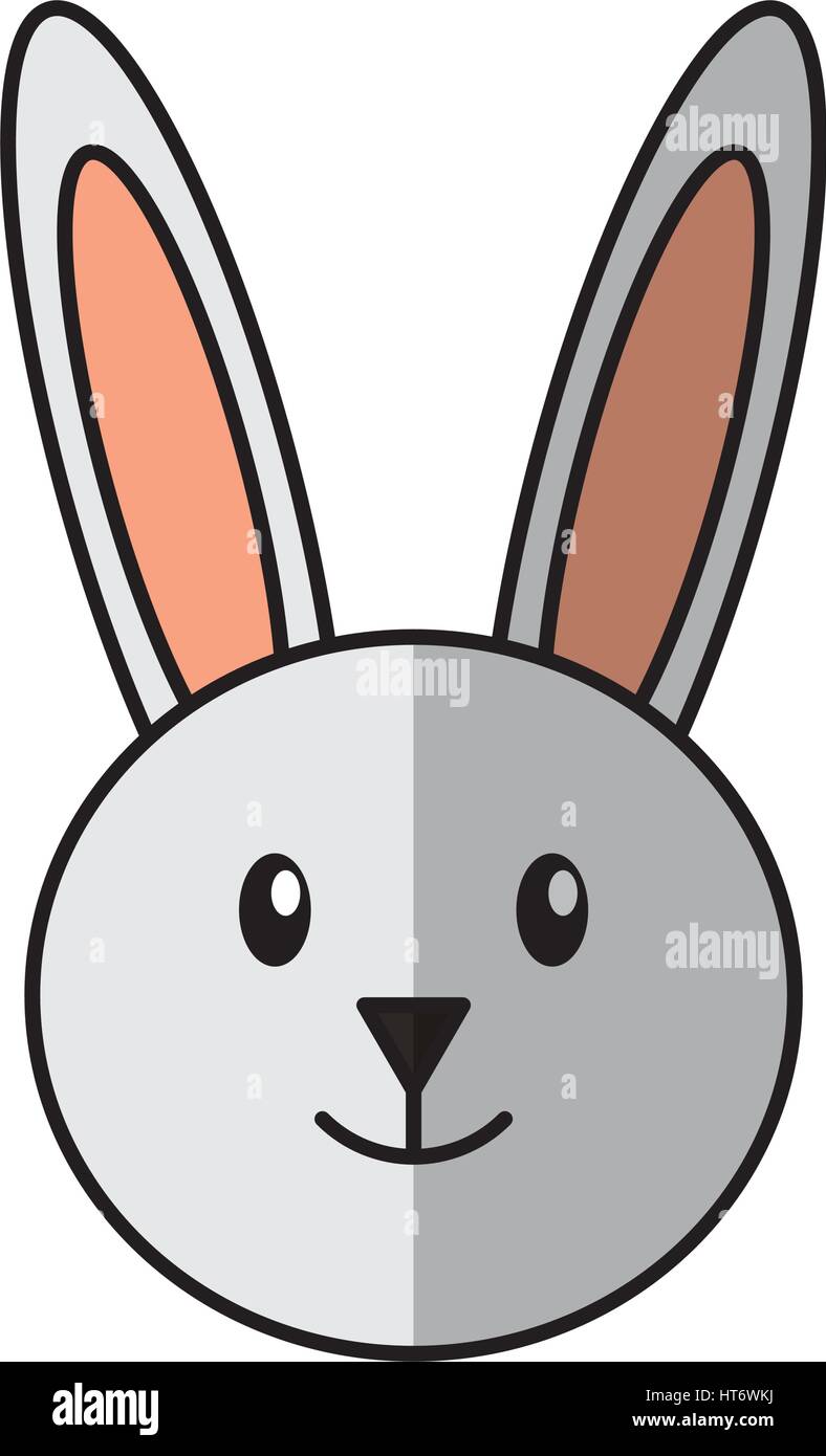 cute rabbit character icon Stock Vector Image & Art - Alamy