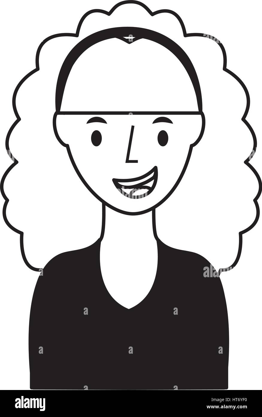 cute woman avatar character Stock Vector Image & Art - Alamy