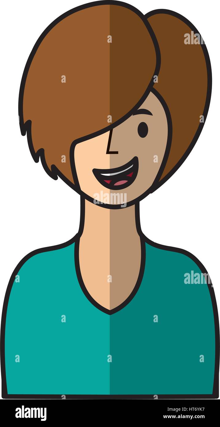 cute woman avatar character Stock Vector Image & Art - Alamy