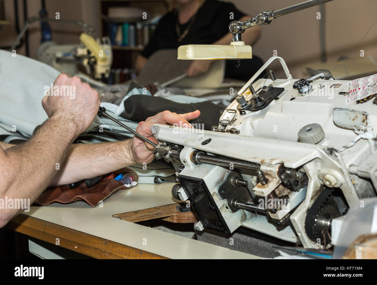 Textile repairs hi-res stock photography and images - Alamy
