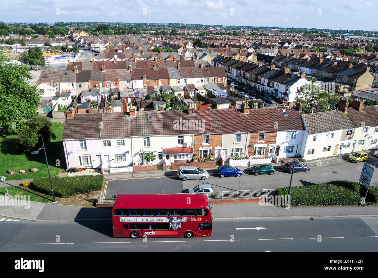 Swindon skyline, UK Stock Photo Alamy