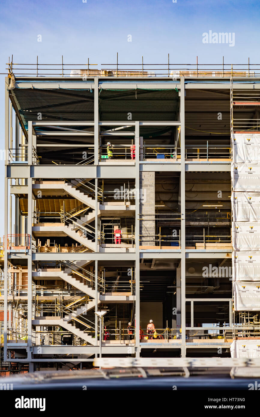 Construction of Modern appartments developed in the Centre of Romford some providing shopping