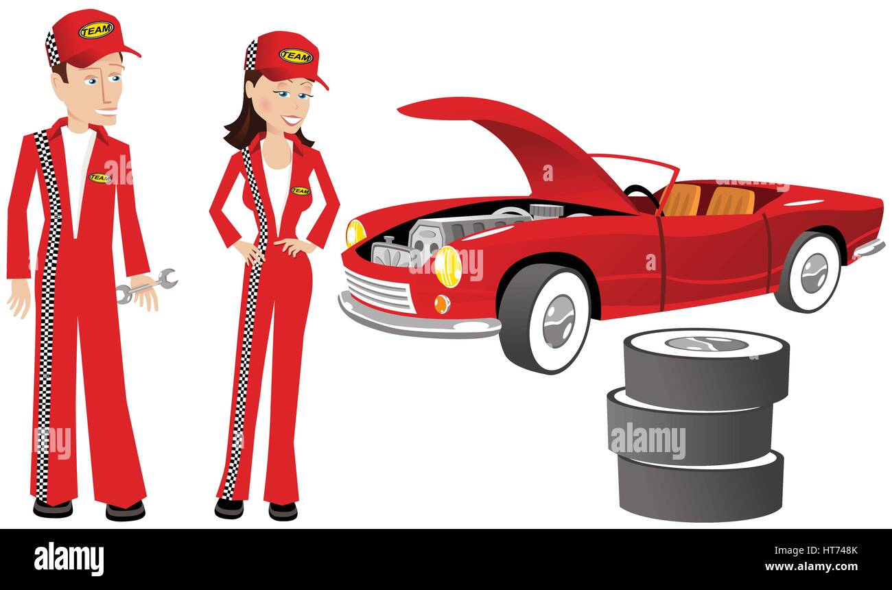 vintage car mechanic overalls