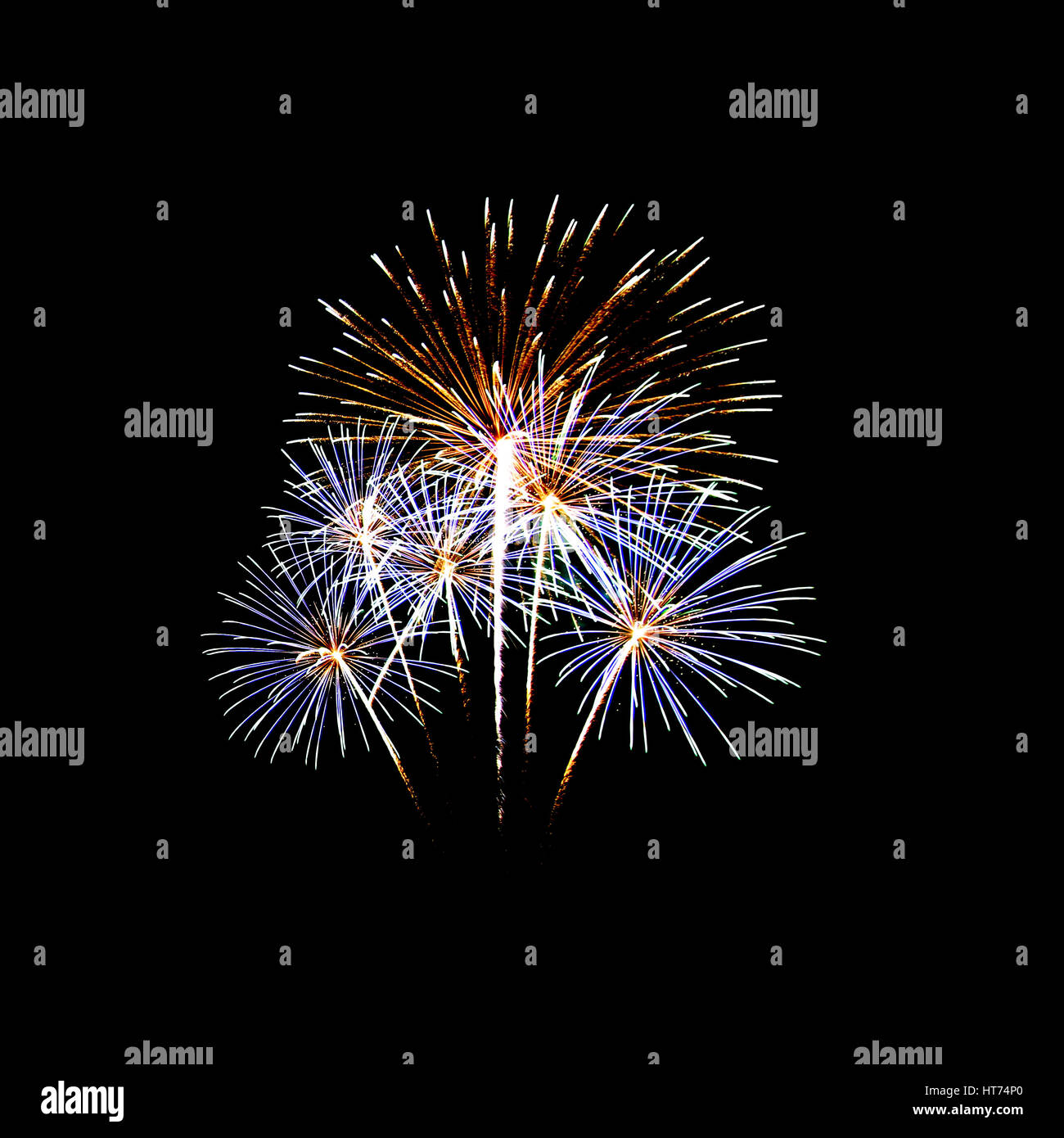 Fireworks light up in the sky, celebration concept Stock Photo Alamy