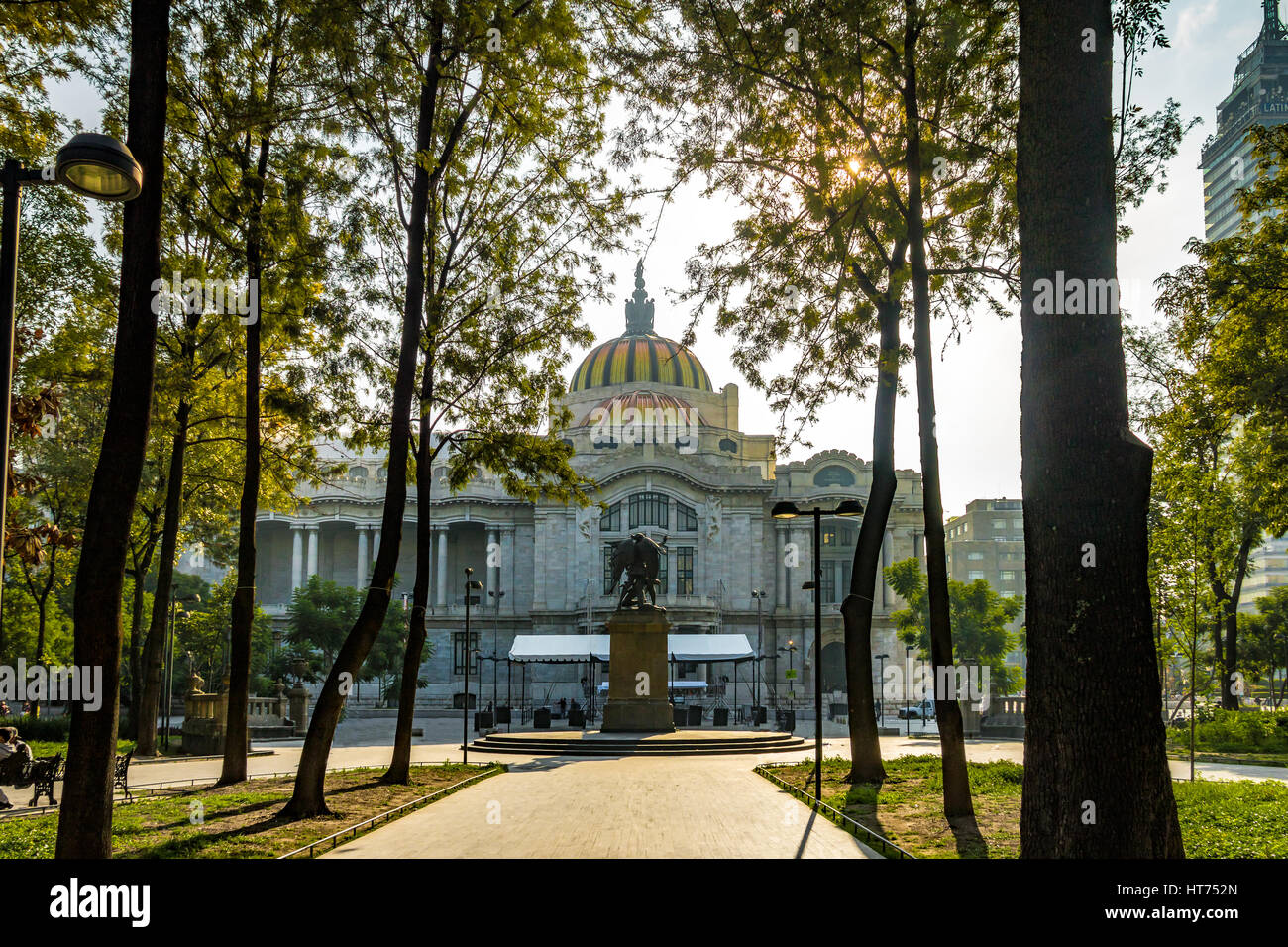 Palacio de Bellas Artes (Fine Arts Palace) - Mexico City, Mexico Stock Photo