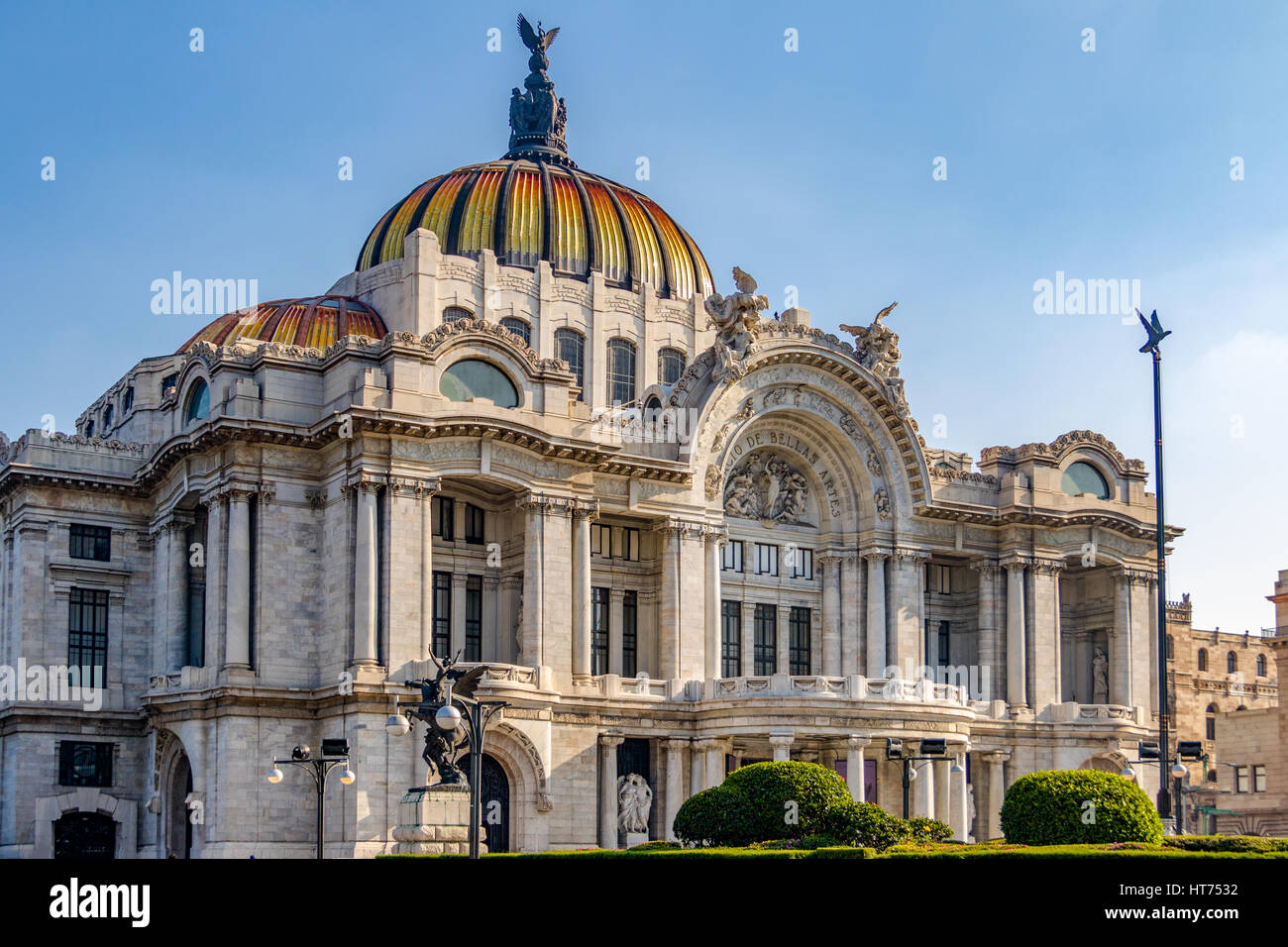 Palacio de Bellas Artes (Fine Arts Palace) - Mexico City, Mexico Stock Photo