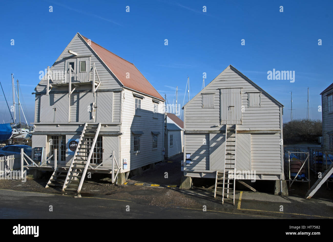 Sail Lofts, Tollesbury, Essex, England Stock Photo Alamy