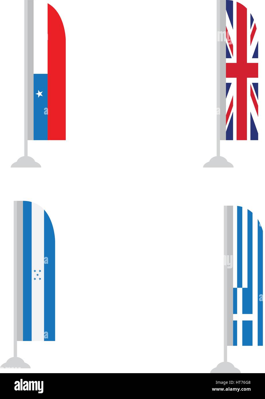 Set of flags Stock Vector Image & Art - Alamy