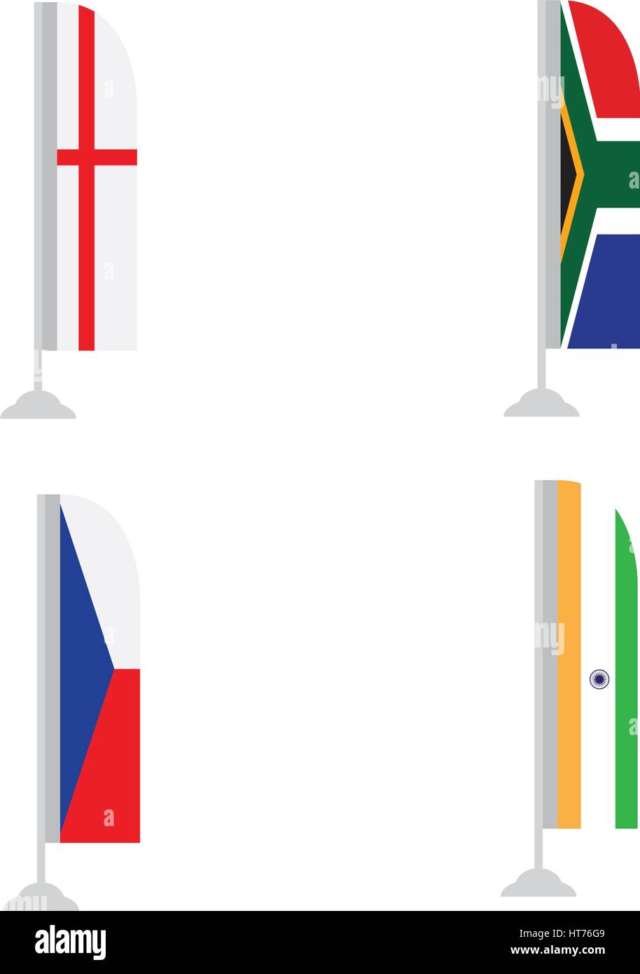 Set of flags Stock Vector Image & Art - Alamy