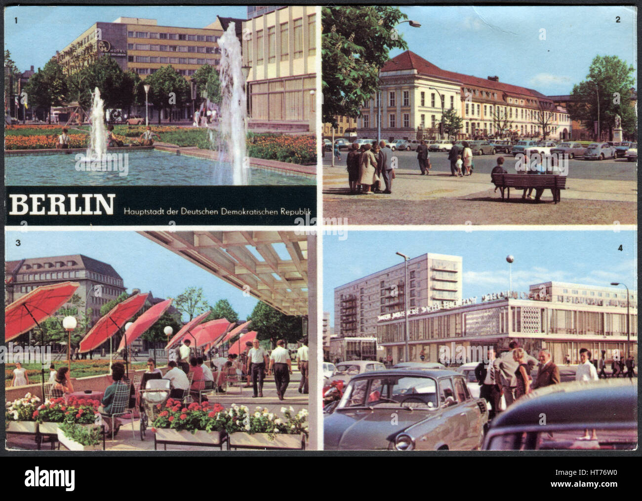 GERMANY CIRCA 1968 A postcard printed in Germany, shows the