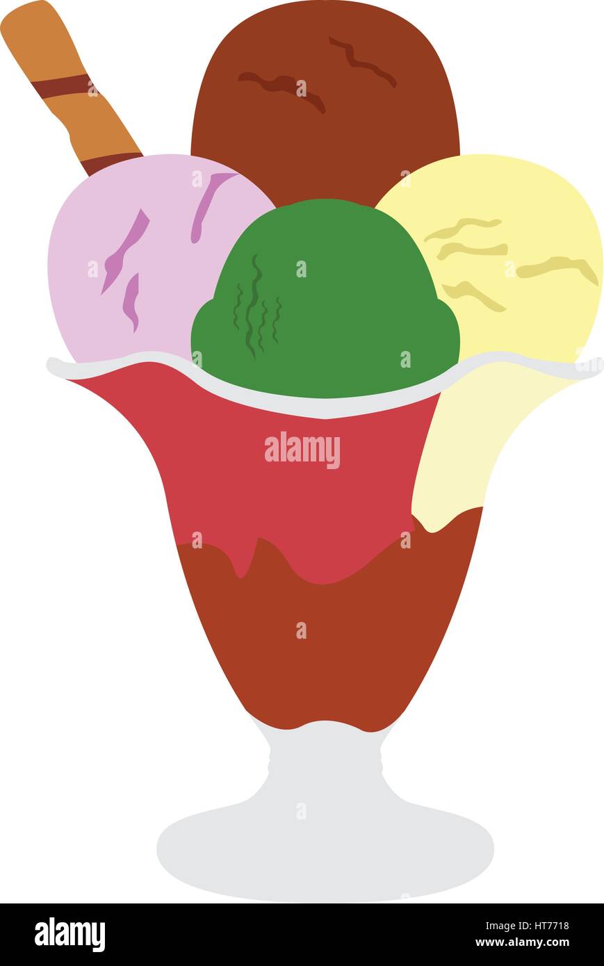 Isolated ice cream icon Stock Vector Image & Art - Alamy