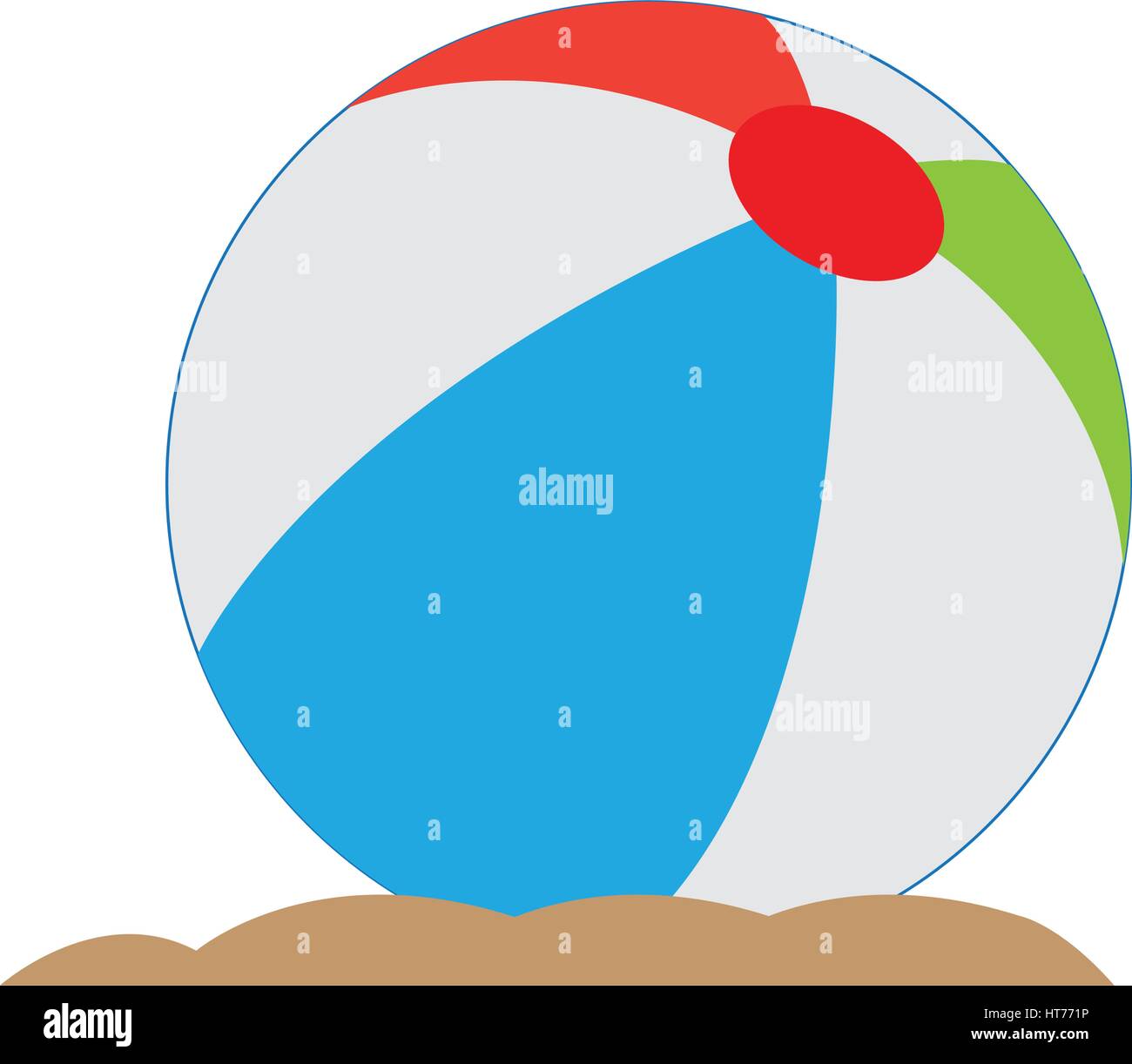 Isolated beach ball Stock Vector Image & Art - Alamy