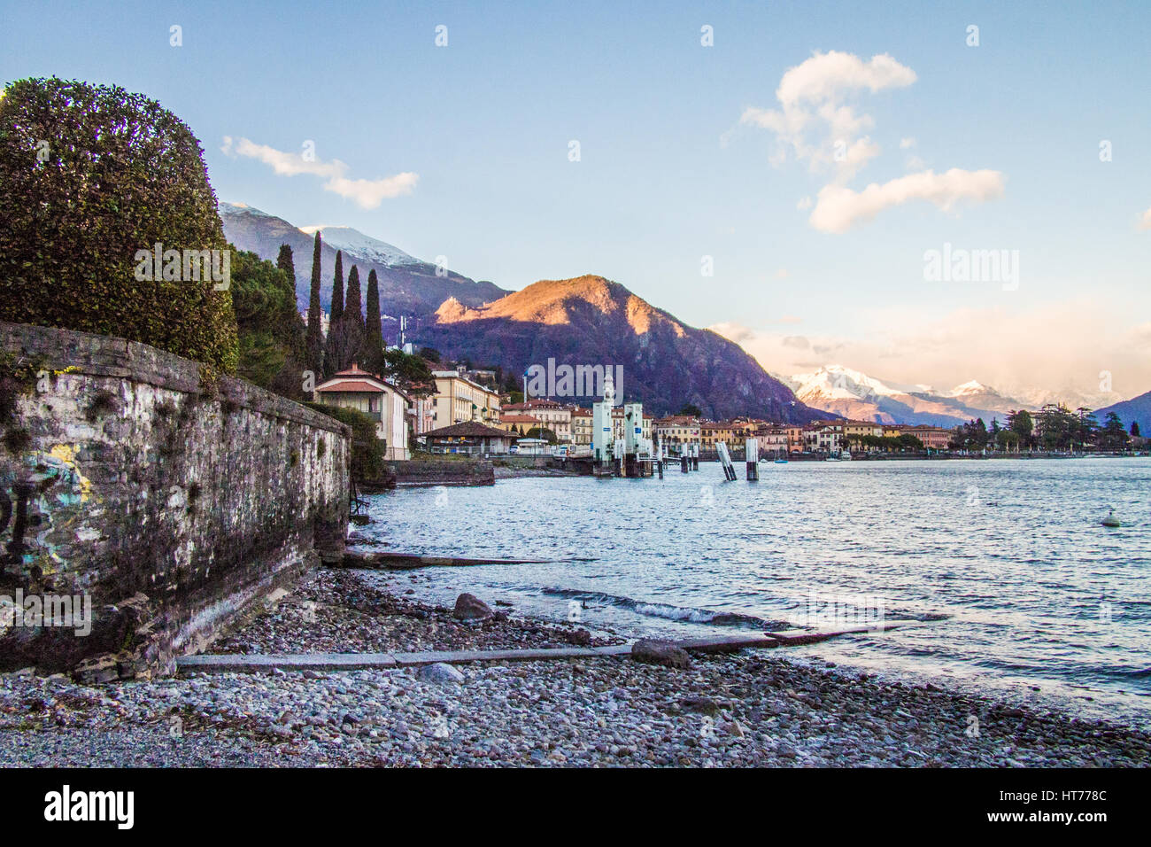 Menaggio on Lake Como, Lombardy Region, Italy. Stock Photo