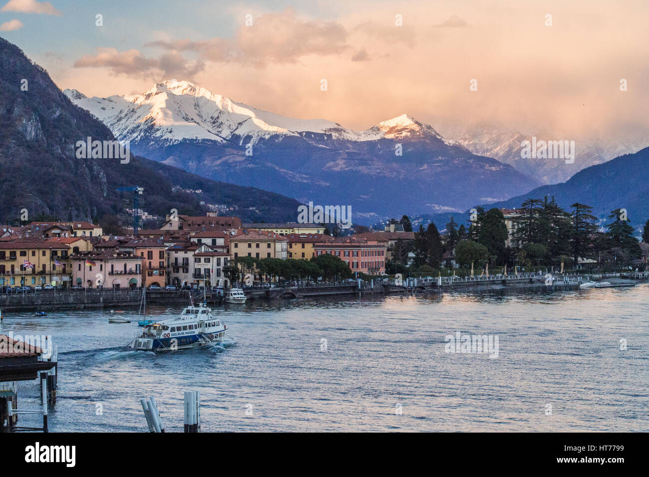 Menaggio on Lake Como, Lombardy Region, Italy Stock Photo