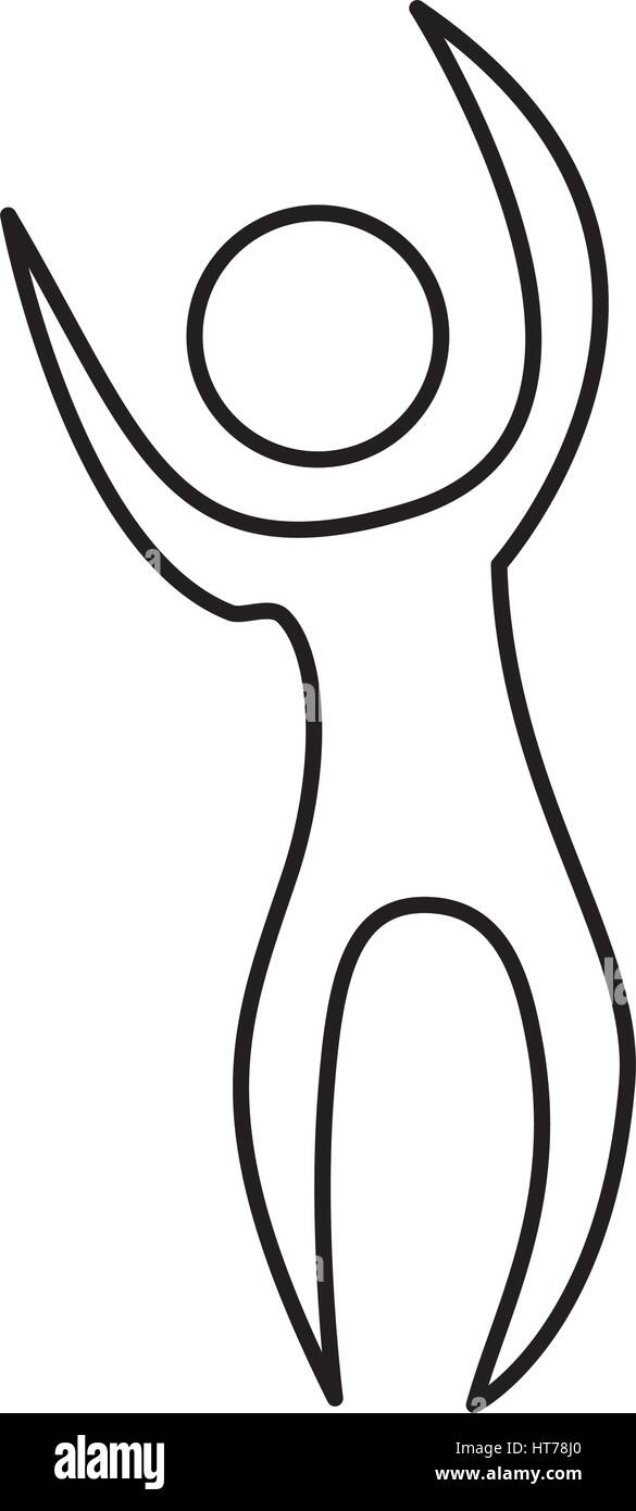 human figure silhouette icon Stock Vector Image & Art - Alamy