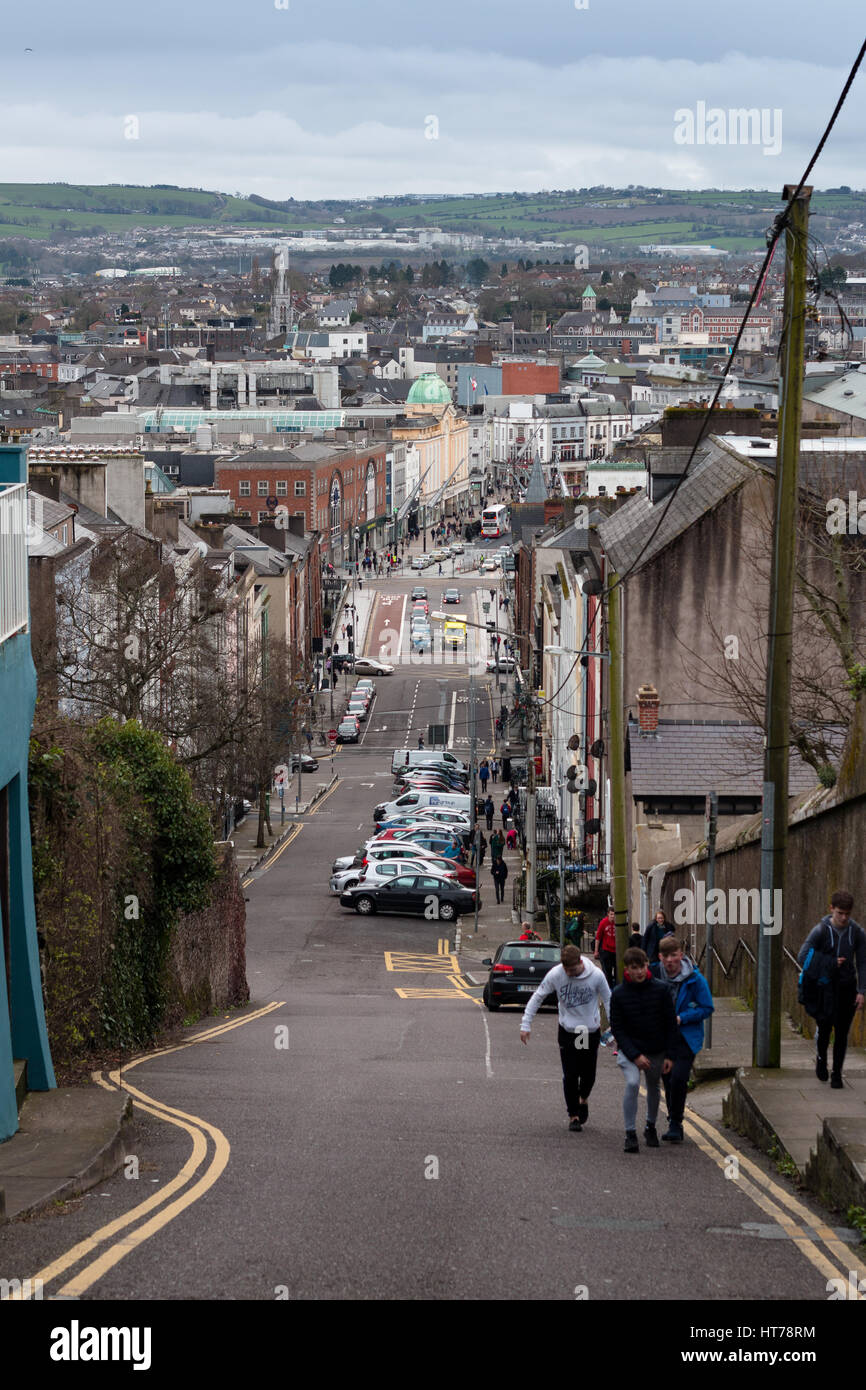 March 8th, 2017, Cork, Ireland View of downtown cork from St. Patrick