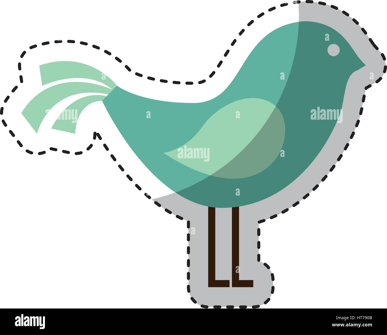 cute bird isolated icon Stock Vector Image & Art - Alamy