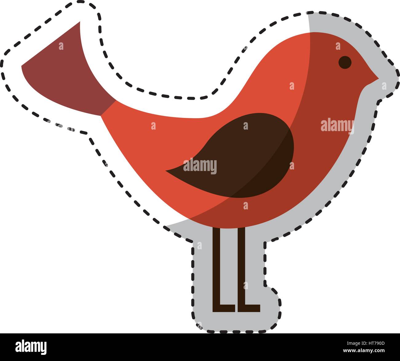 cute bird isolated icon Stock Vector Image & Art - Alamy