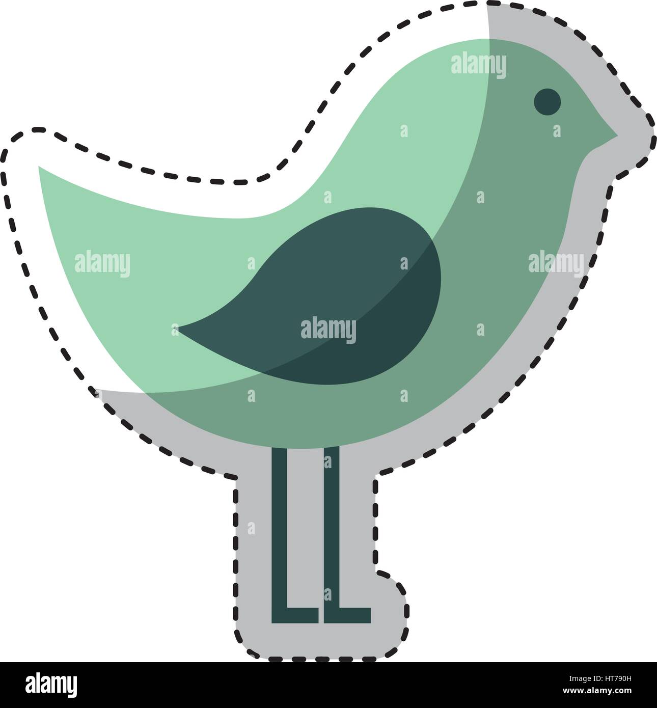 cute bird isolated icon Stock Vector Image & Art - Alamy