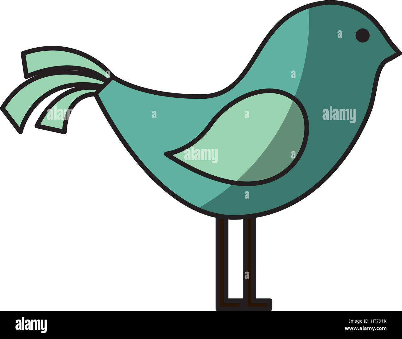 cute bird isolated icon Stock Vector Image & Art - Alamy