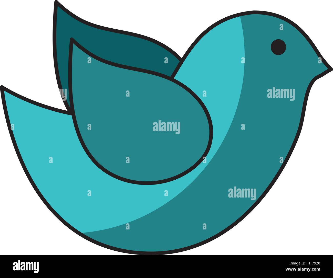 cute bird isolated icon Stock Vector Image & Art - Alamy