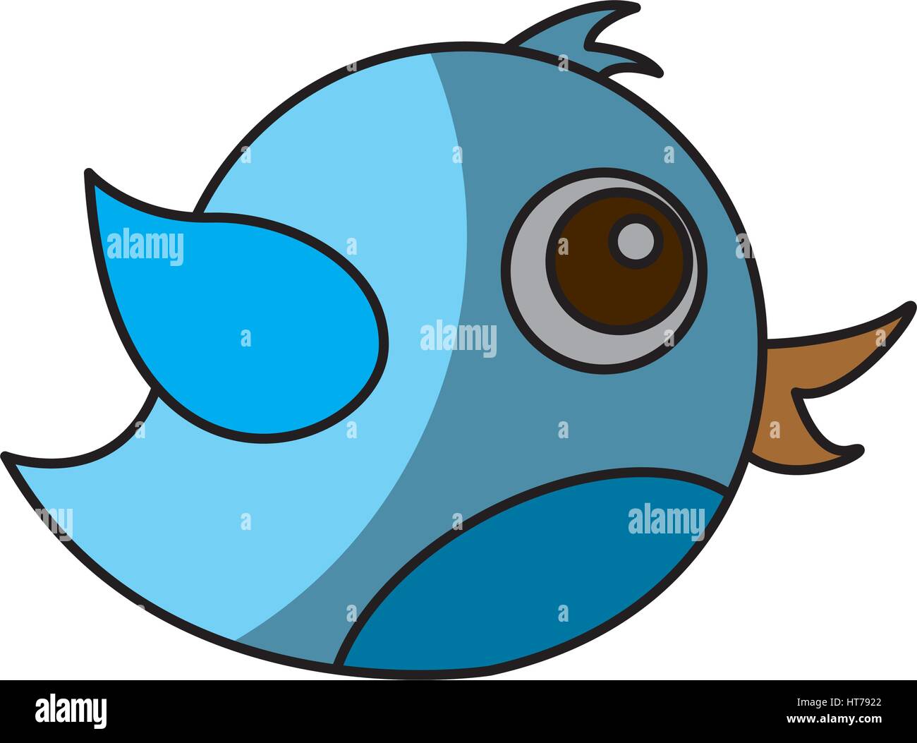 cute bird isolated icon Stock Vector Image & Art - Alamy
