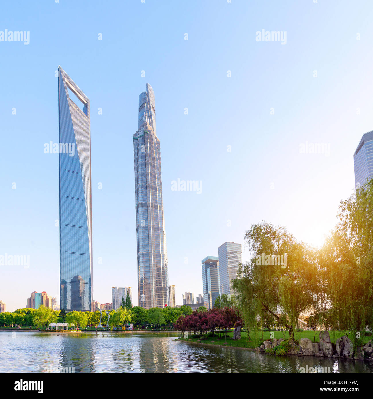 Lujiazui park in center shanghai hi-res stock photography and images ...
