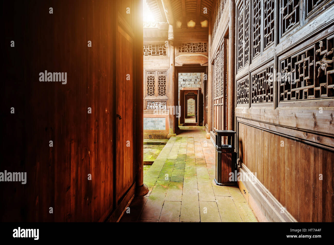 Jiangxi Province is located in China's classical tradition houses, four or five hundred years of history. Stock Photo