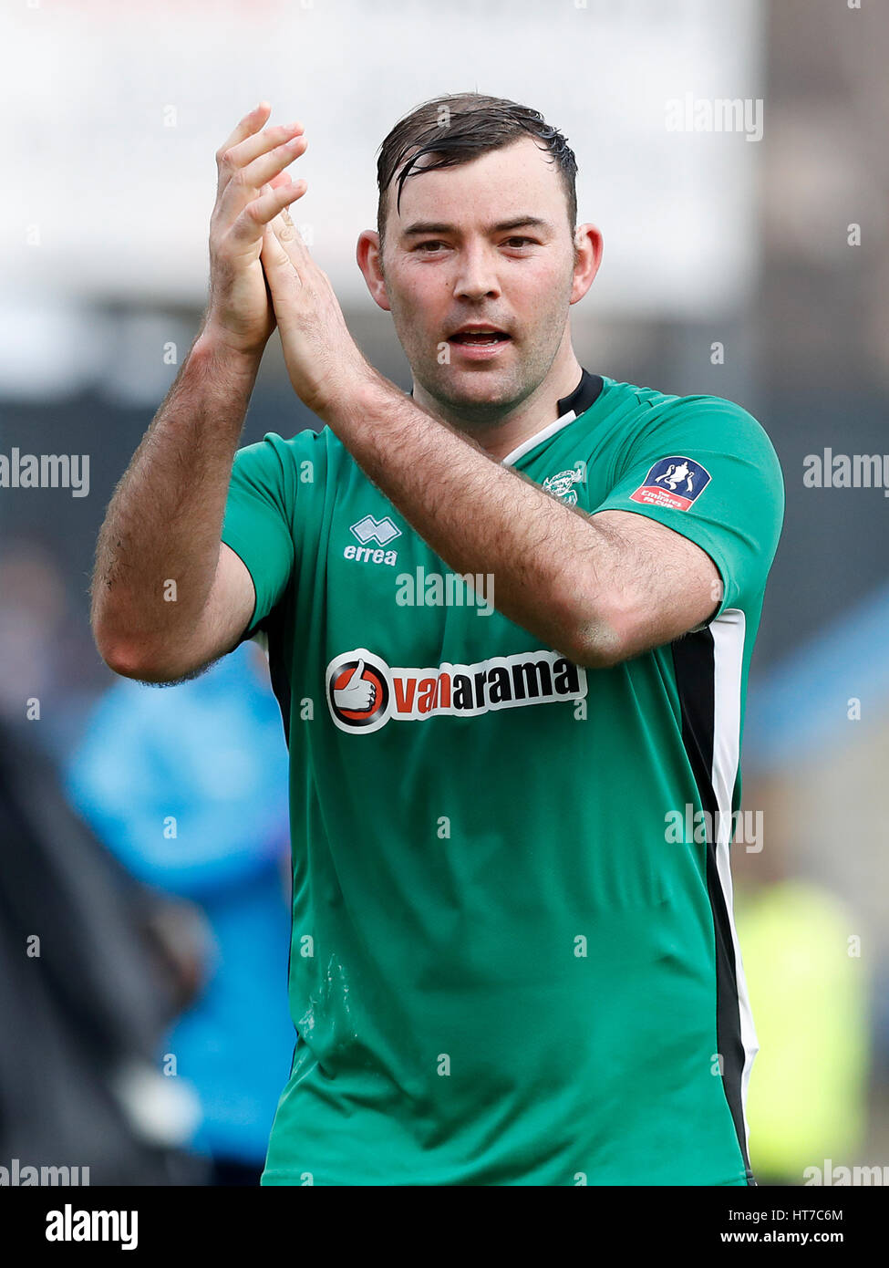 Lincoln City's Matt Rhead celebrates after the final whistle Stock ...