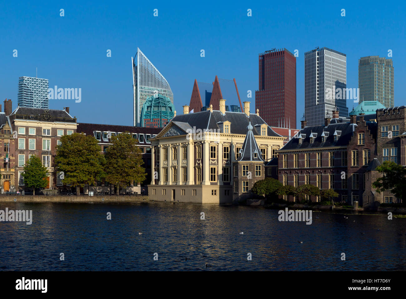 Royal picture gallery Mauritshuis and the Binnenhof,  The Hague, Netherlands, Europe Stock Photo