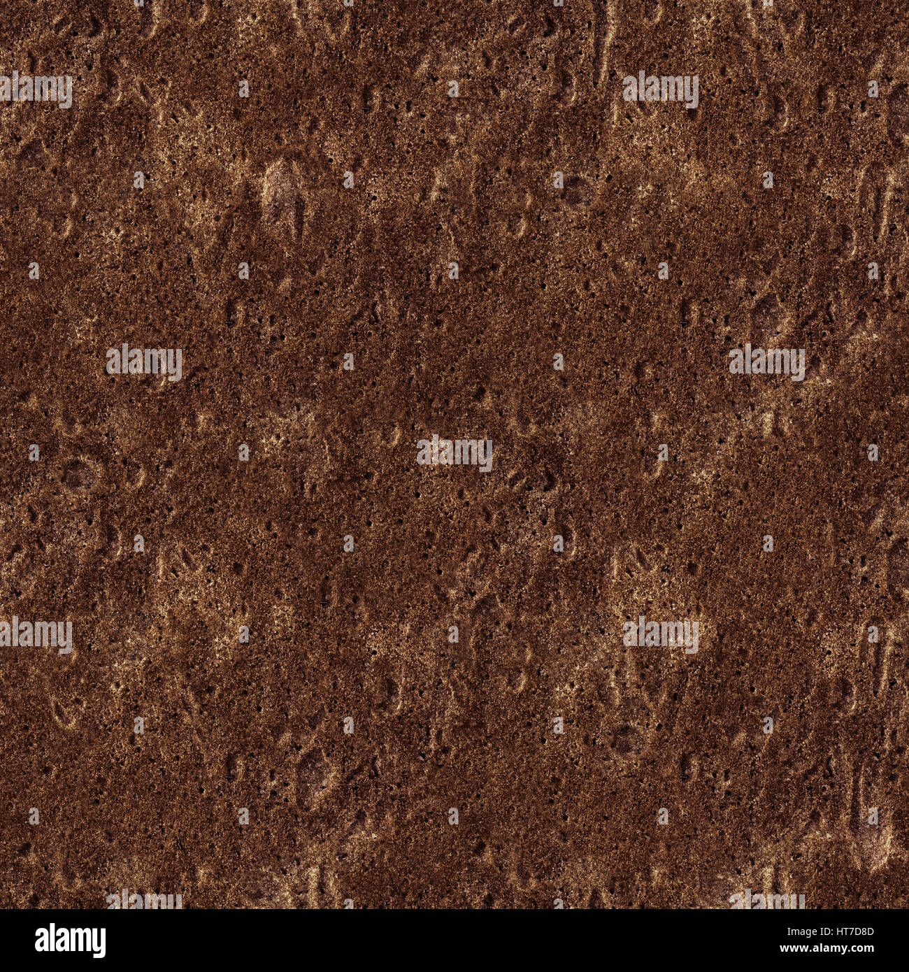 Seamless Pattern of Baking Texture. Dark Brown Muffin texture Stock