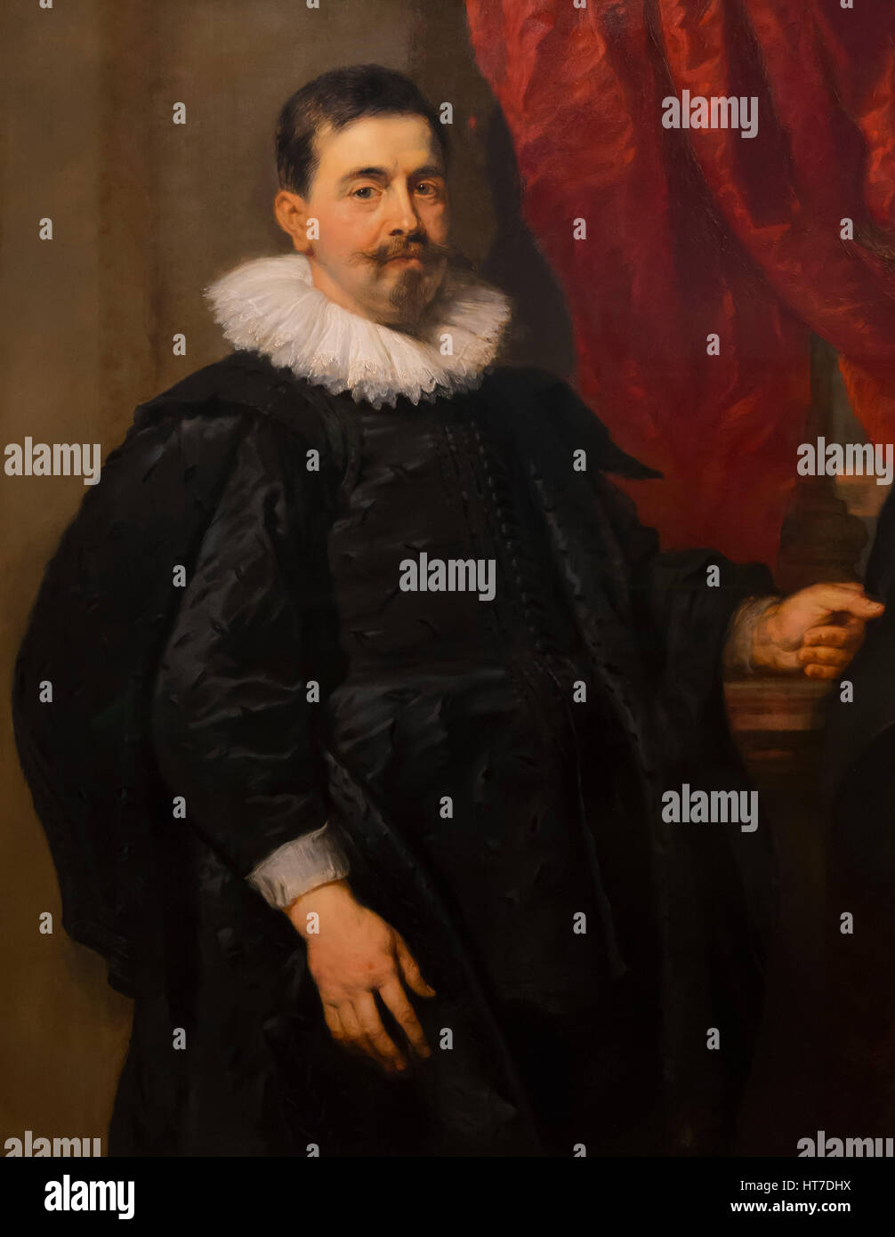 Portrait of a Man, possibly Peter van Hecke, by Peter Paul Rubens, circa 1630, Royal Art Gallery, Mauritshuis Museum, The Hague, Netherlands, Europe Stock Photo