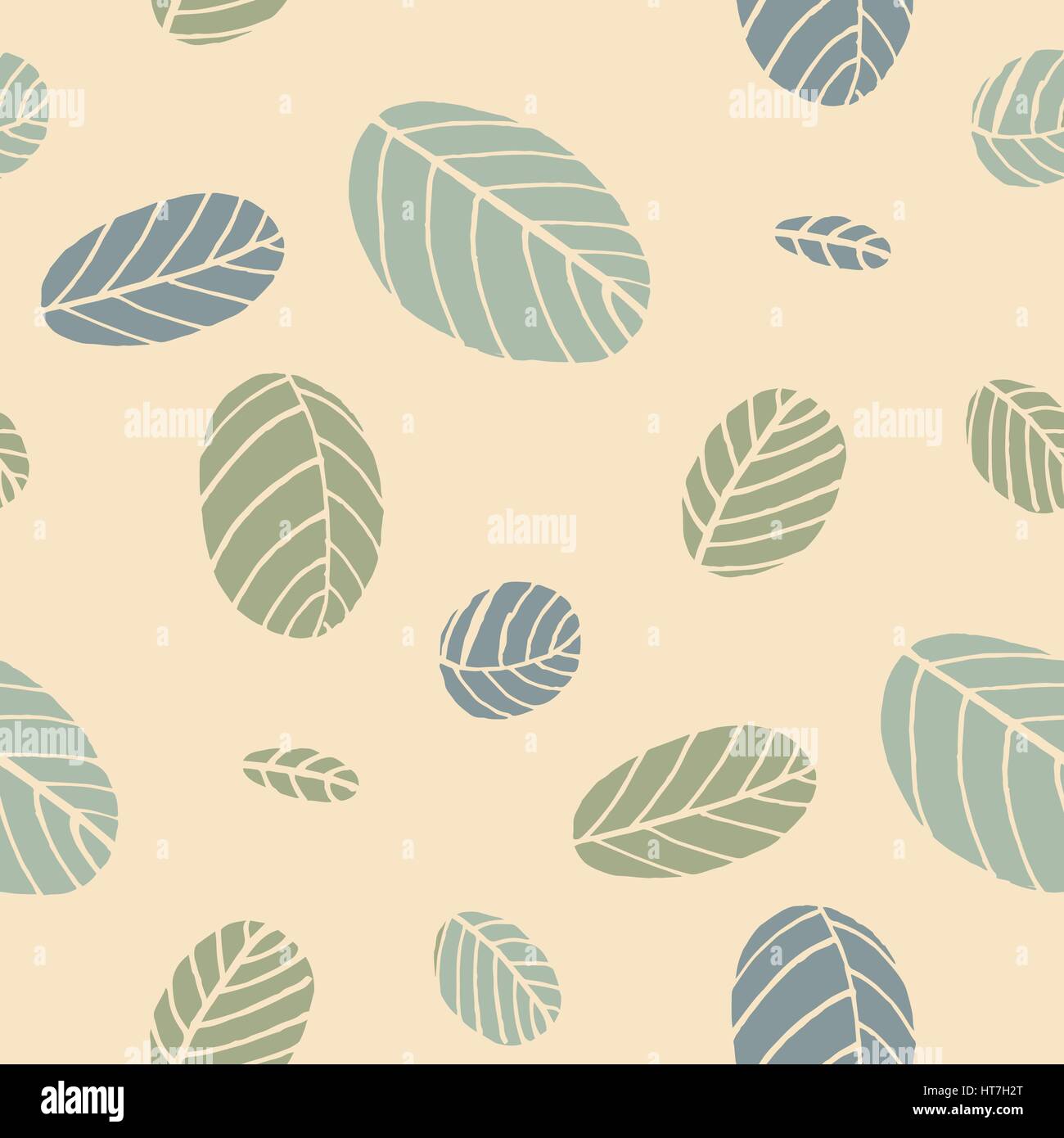 Hand drawn vector background with leaves Stock Vector Image & Art - Alamy