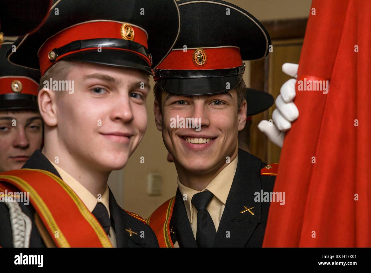 Portrait Of Cadets In Russian Federation Stock Photo - Alamy