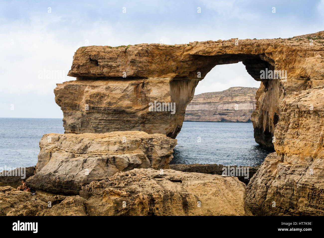 Azure Window in Malta, collapsed in 2017 Stock Photo Alamy