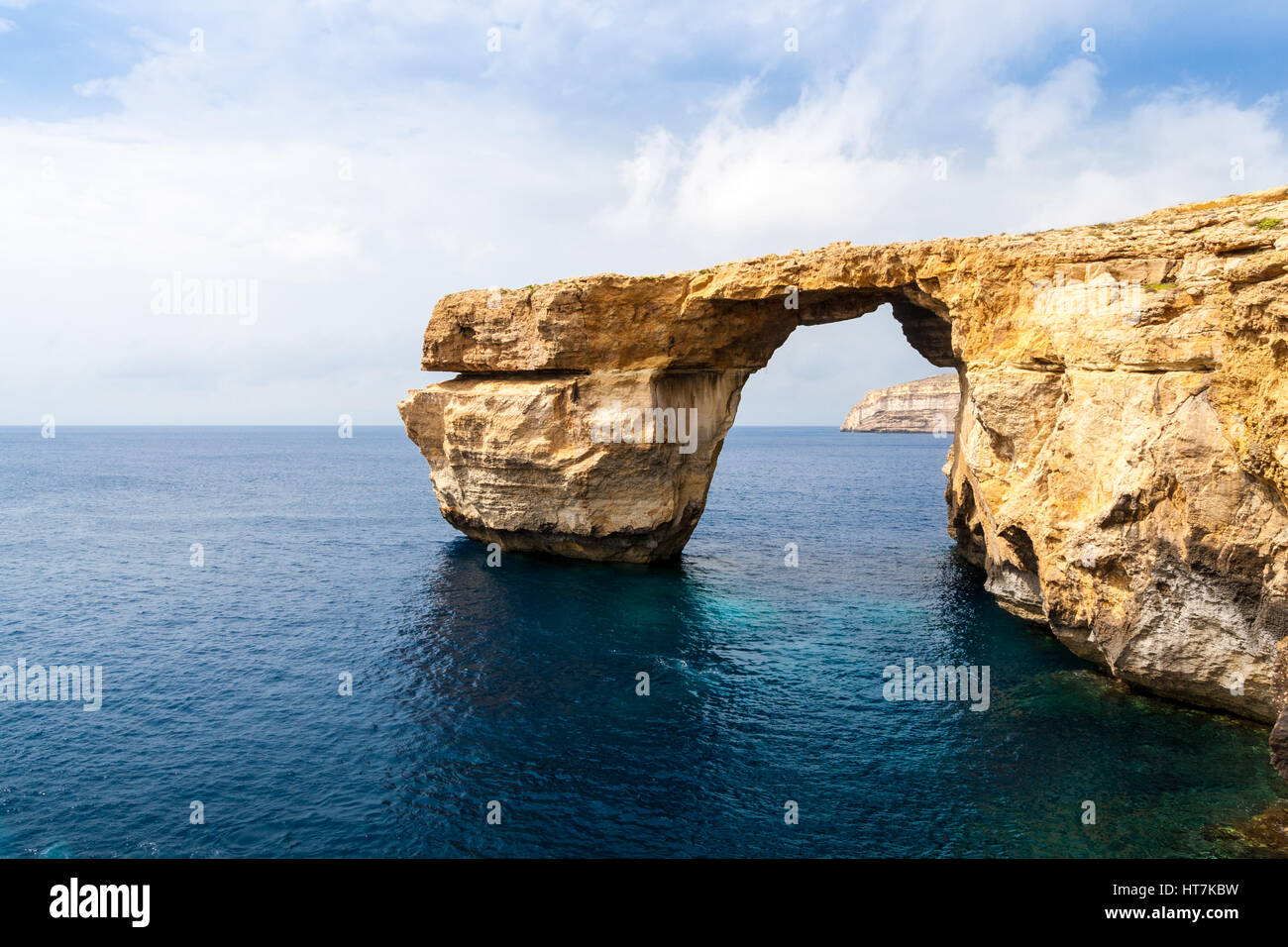 Azure Window in Malta, collapsed in 2017 Stock Photo Alamy