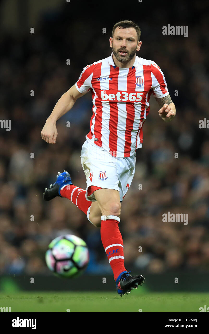 Stoke City's Phil Bardsley during the Premier League match at the