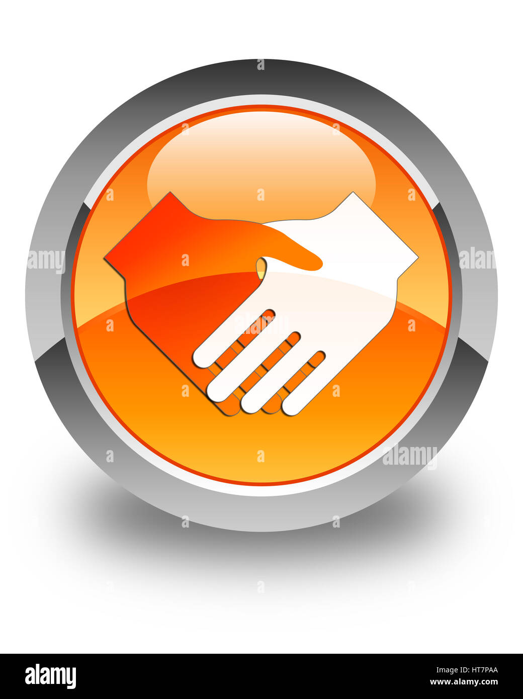 Handshake icon hi-res stock photography and images - Alamy