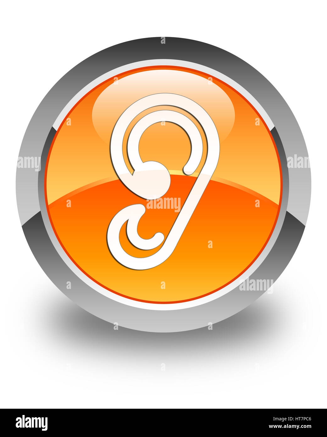 Human ear icon hi-res stock photography and images - Alamy